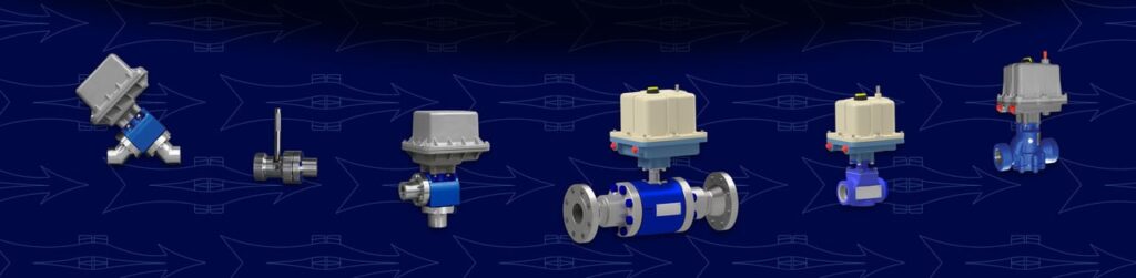Wide image with various 3D renderings of pumps